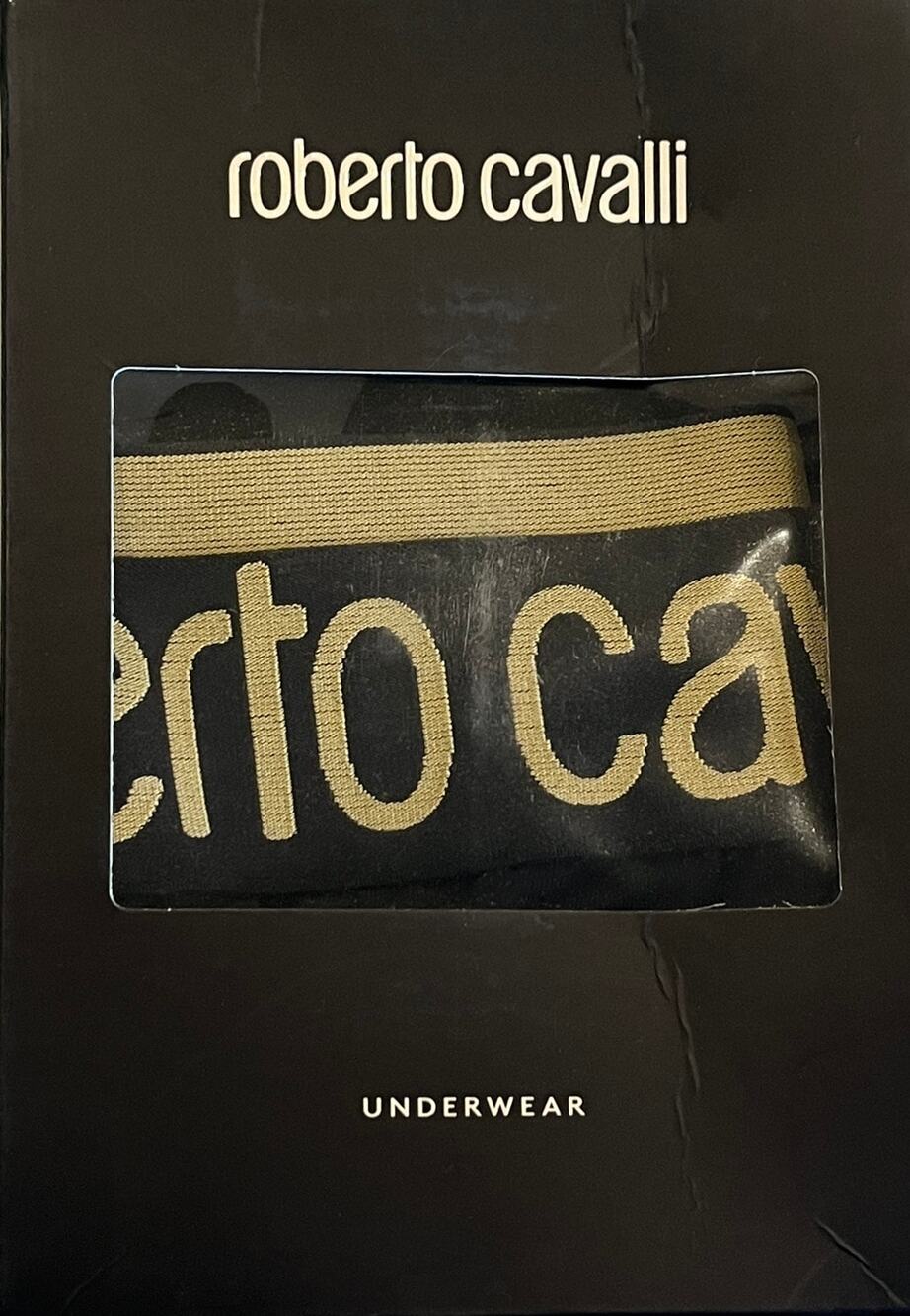 13-59 ROBERTO CAVALLI Men's NWT 95% Cotton Underwear Boxer Brief Trunks S